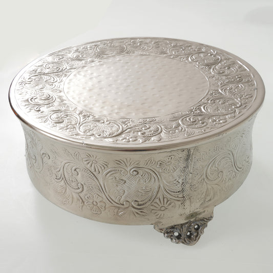 MARIE ANTOINETTE CAKE STAND SILVER L