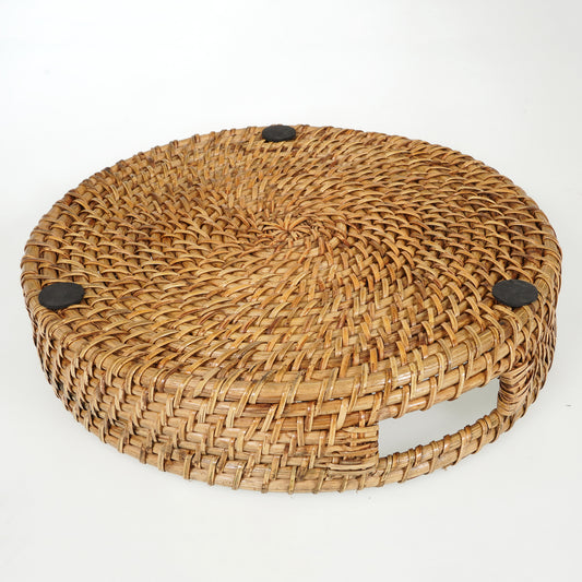 ASSAM ROUND GALLERY TRAY (Small)