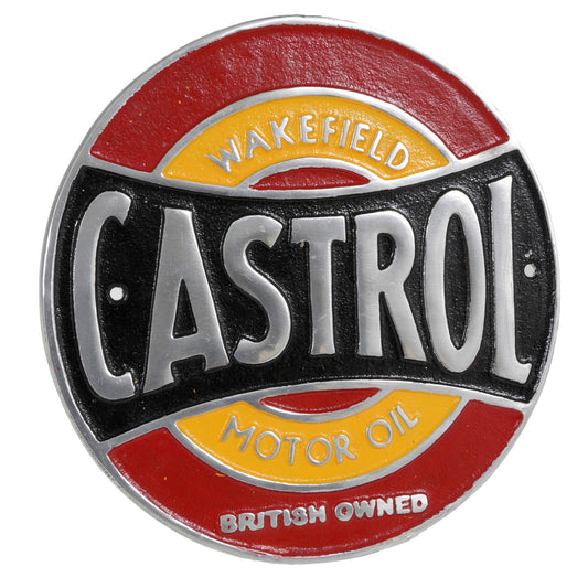 CASTROL OIL WALL PLAQUE