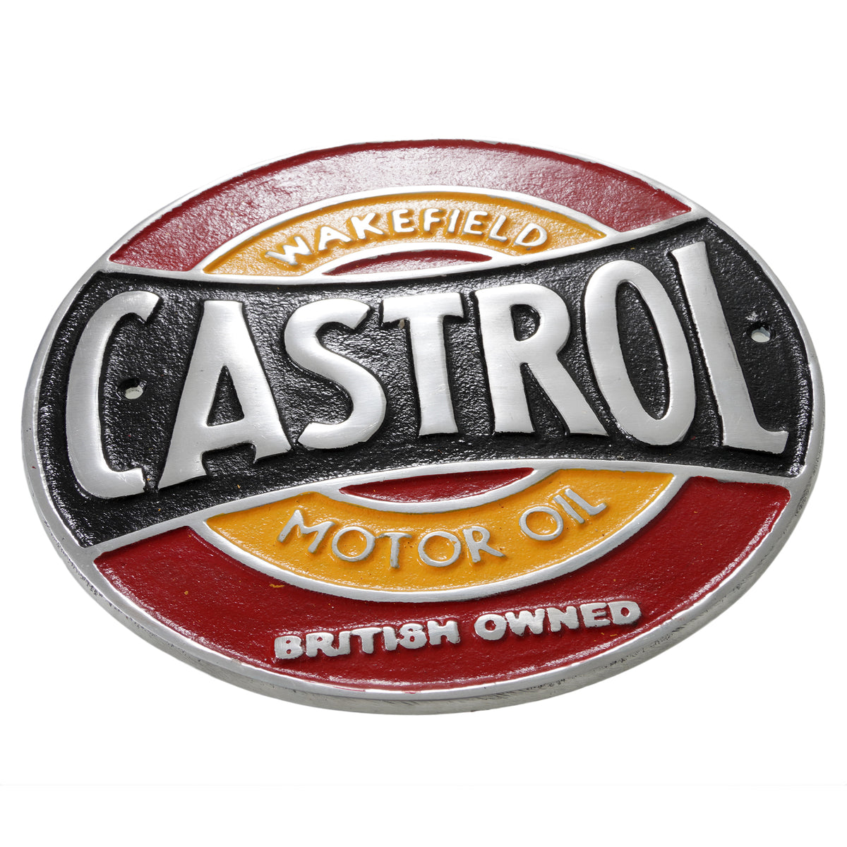 CASTROL OIL WALL PLAQUE