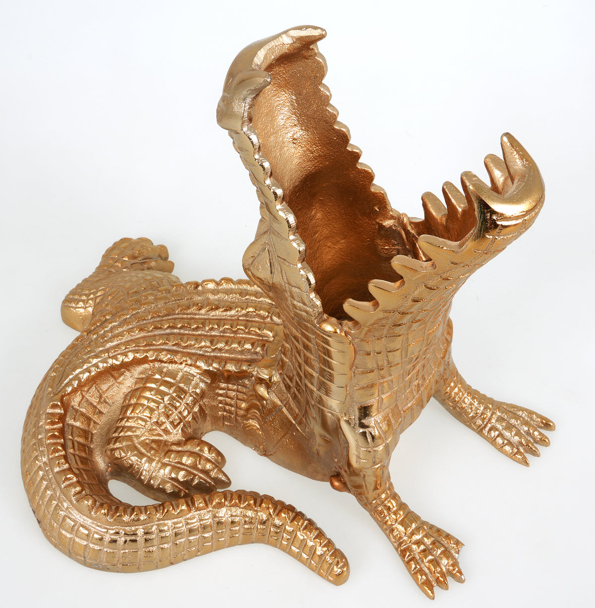 CROCODILE BOTTLE HOLDER GOLD