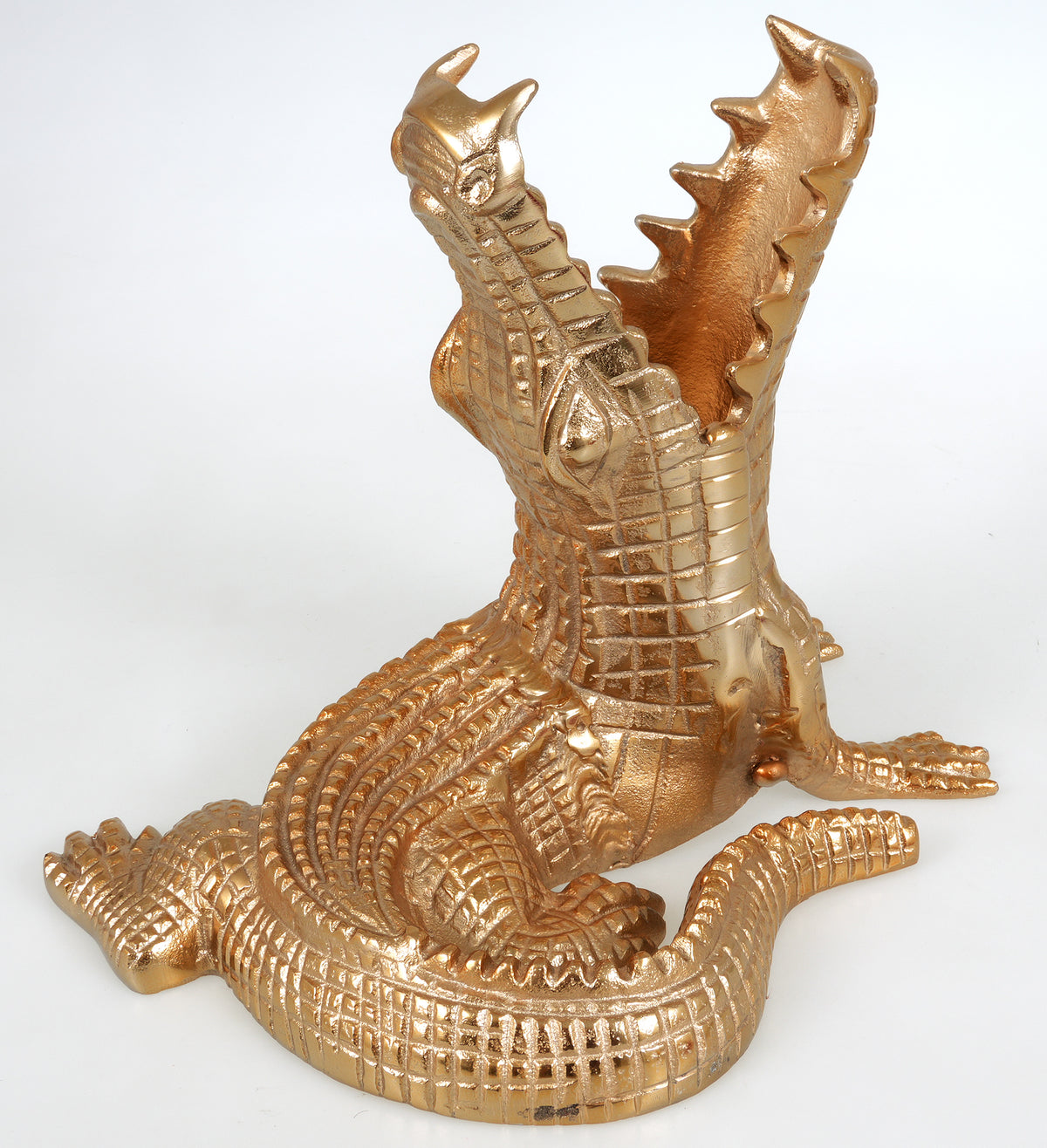 CROCODILE BOTTLE HOLDER GOLD