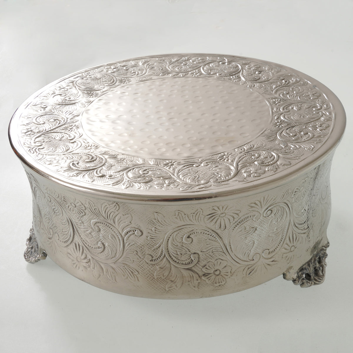 MARIE ANTOINETTE CAKE STAND SILVER L