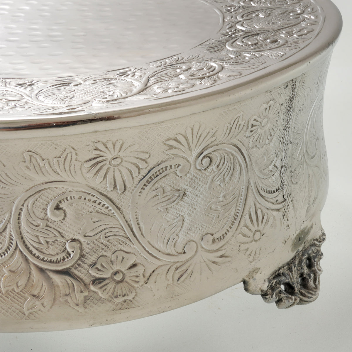 MARIE ANTOINETTE CAKE STAND SILVER L