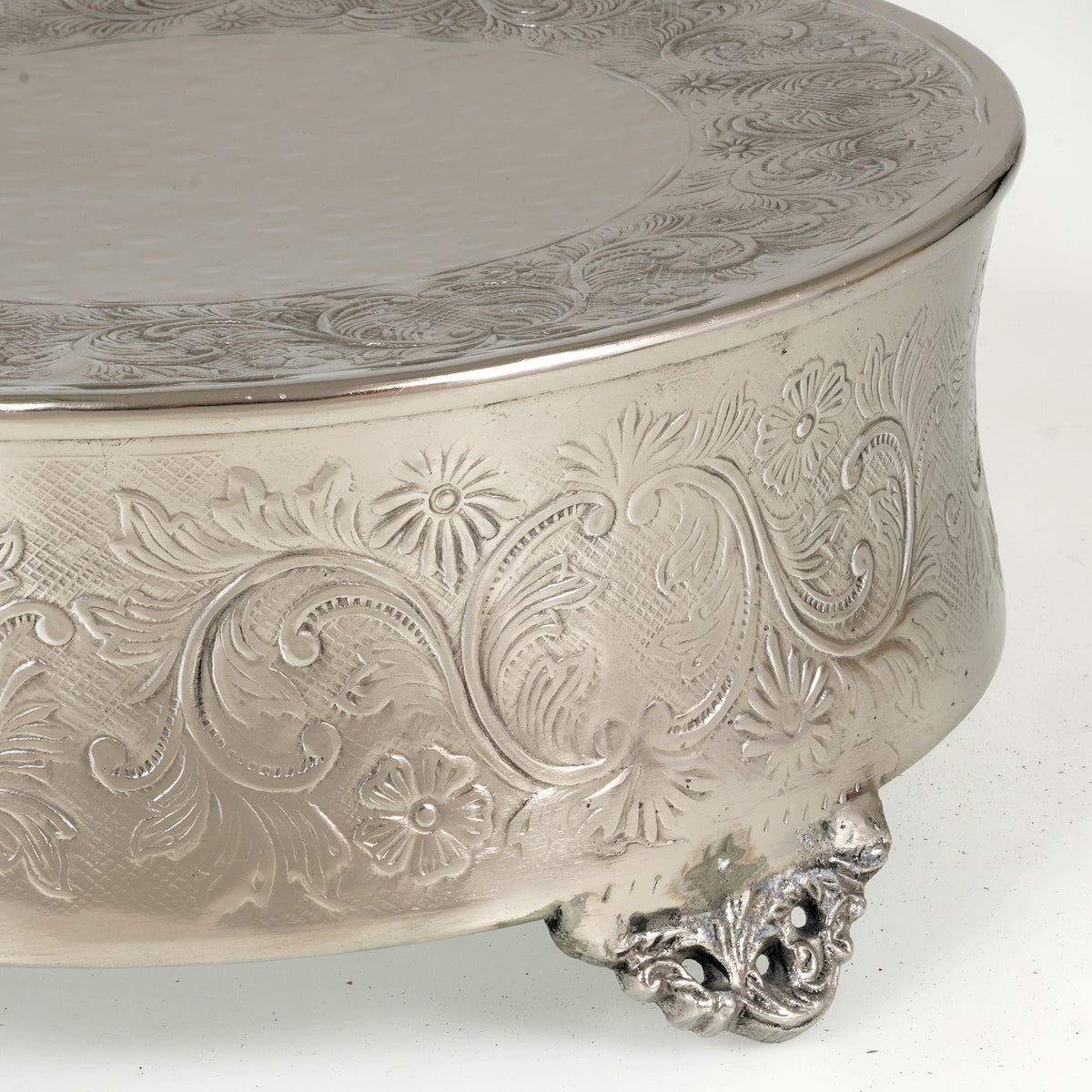 MARIE ANTOINETTE CAKE STAND SILVER L