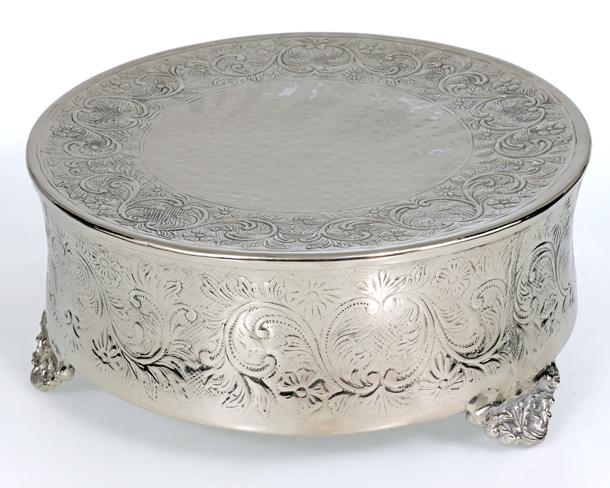 MARIE ANTOINETTE CAKE STAND SILVER L