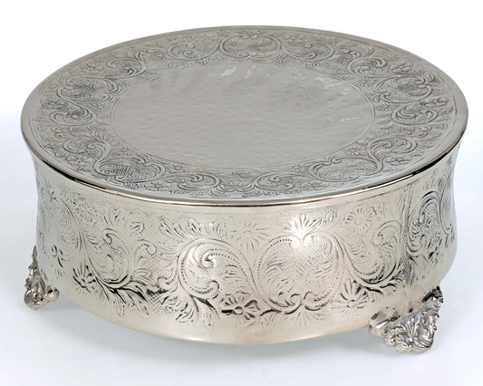 MARIE ANTOINETTE CAKE STAND SILVER L